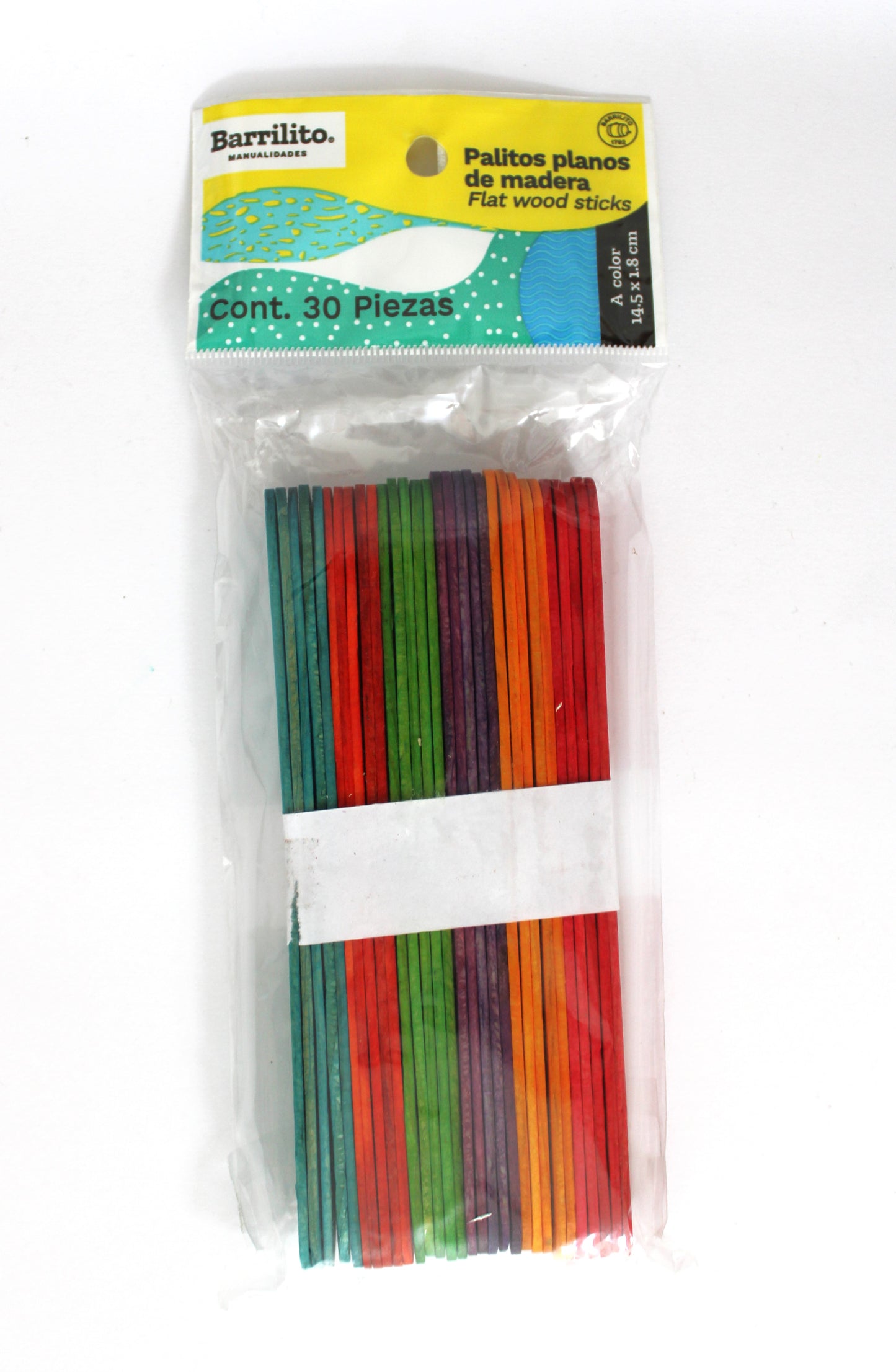 Palito Barrilito Pm004c Abatelengua Color C/30
