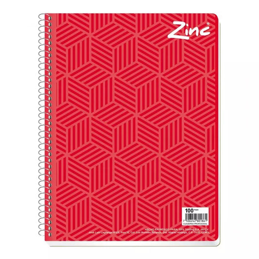 Libreta Scribe ZINC  Profesional 100 HJS