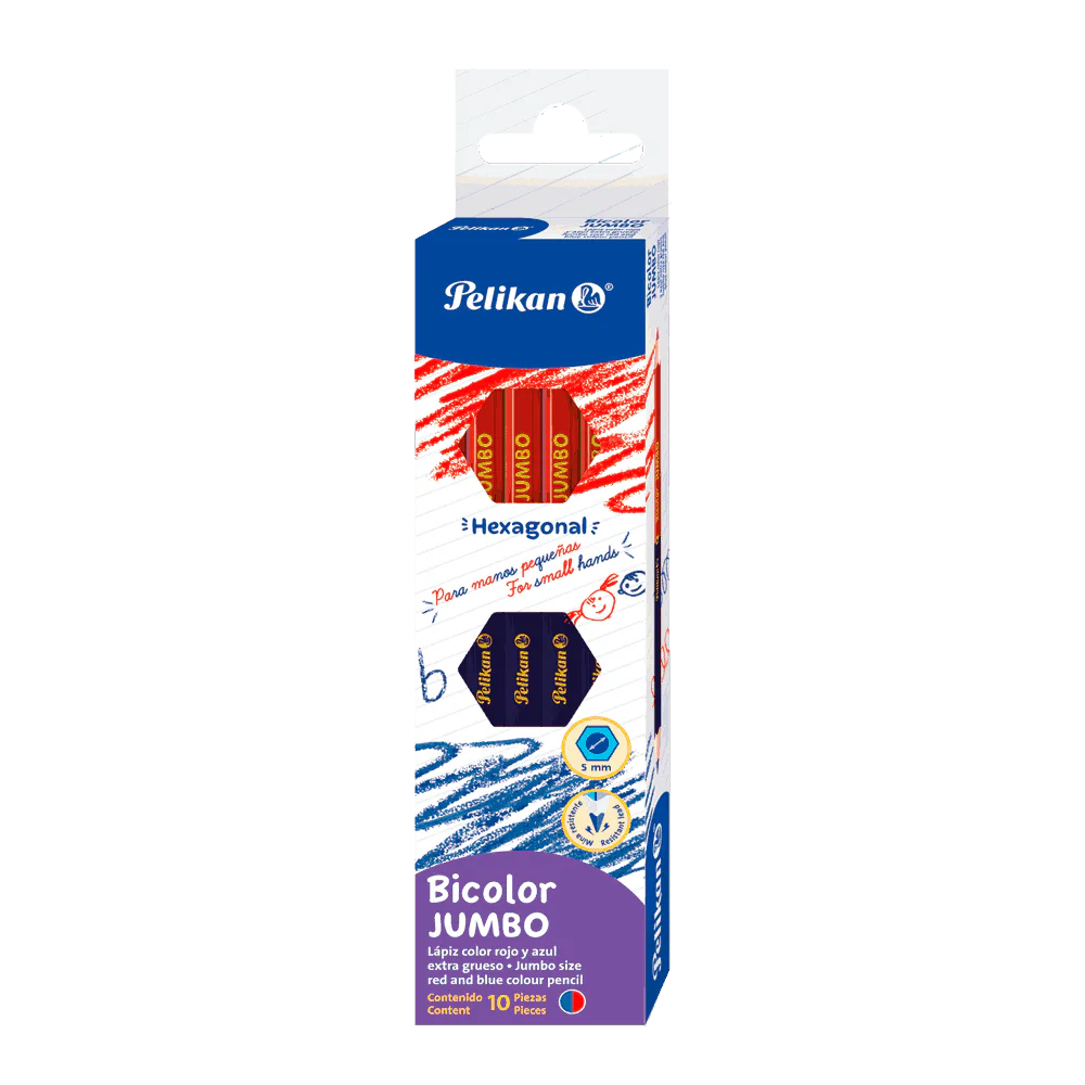 Lápiz Bicolor Jumbo Pelikan