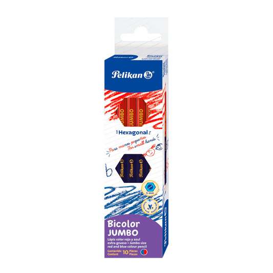 Lápiz Bicolor Jumbo Pelikan