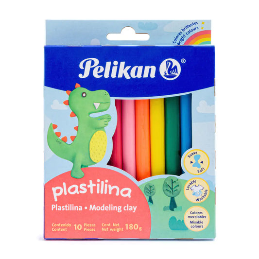 Plastilina Pelikan caja c/10