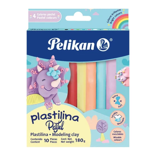 Plastilina Pelikan Pastel c/10