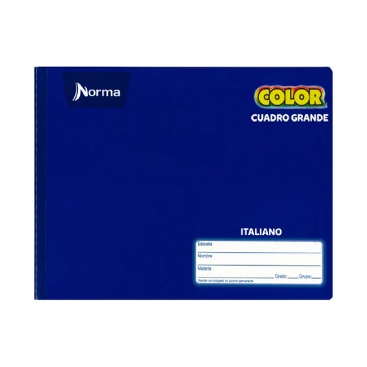 Libreta Norma Cosida Italiana 100 HJS