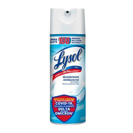 Desinfectante Antibacterial en Aerosol Lysol 384 g