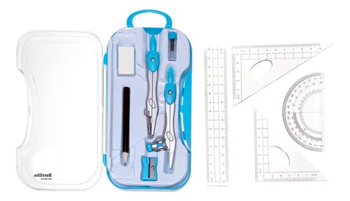 Estuche Juego de geometría Barrilito 8054