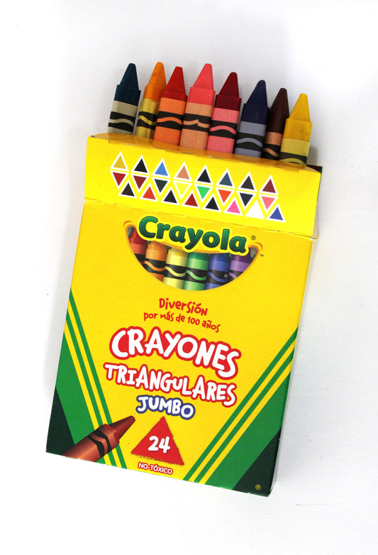 Crayon Crayola Jumbo Triangular c/24