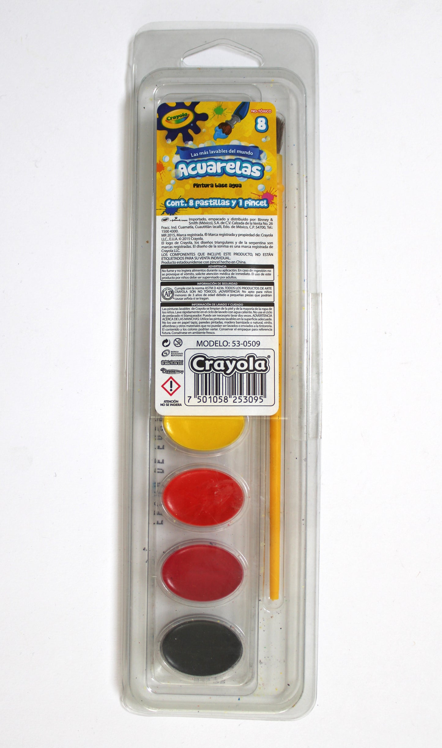 Acuarela Crayola C/8 Estuche 53095