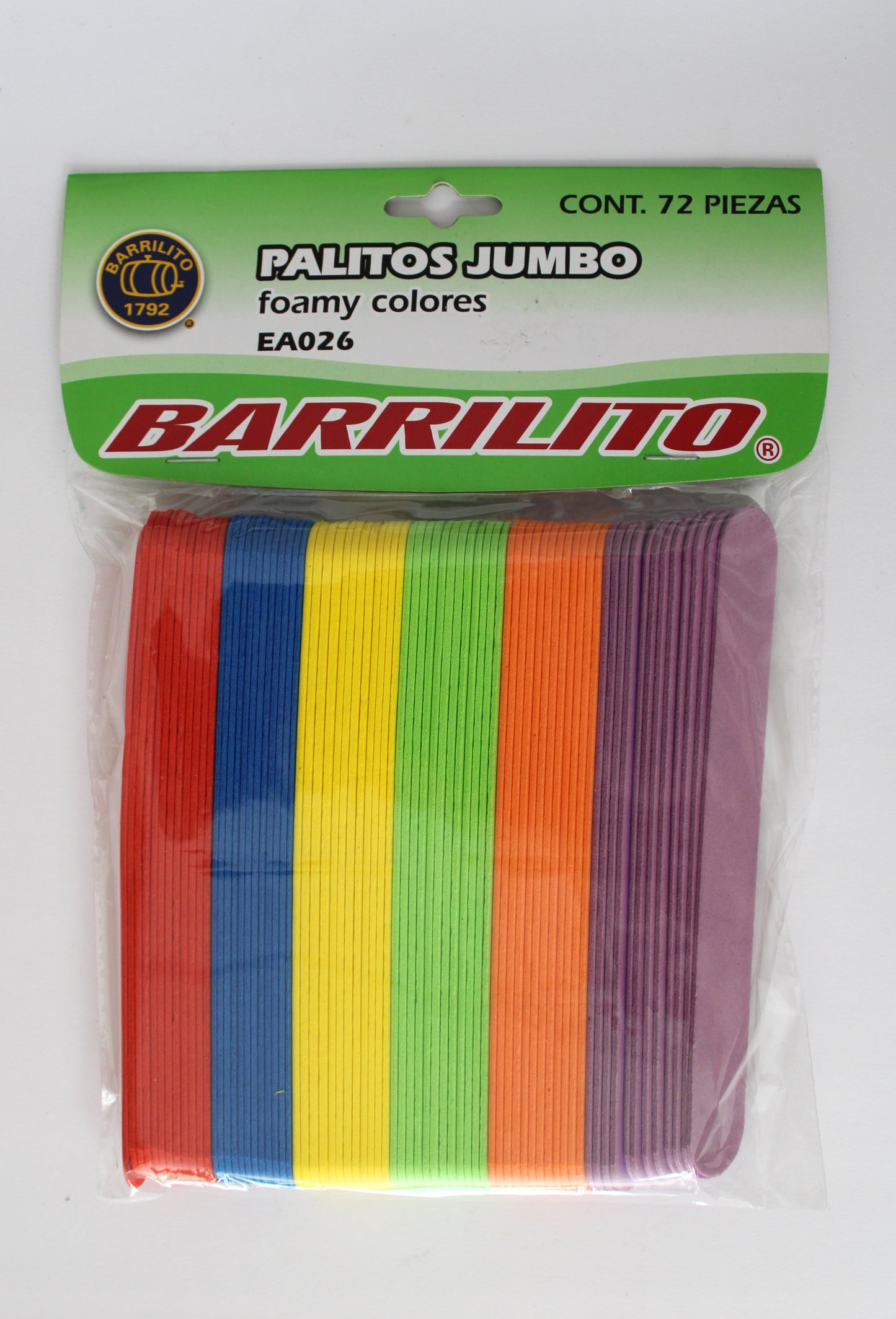 Palito Foamy Barrilito Ea026 C/72