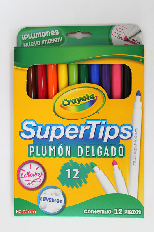 Pincelin Crayola SuperTips c/12