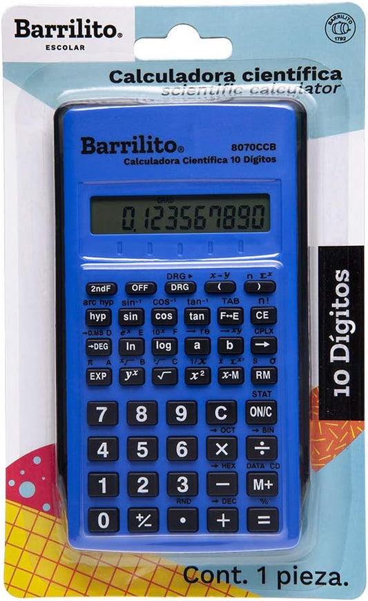Calculadora Científica Barrilito 8070CCB