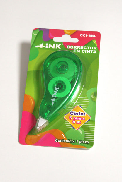 Corrector Cinta A-INK CCI-8BL