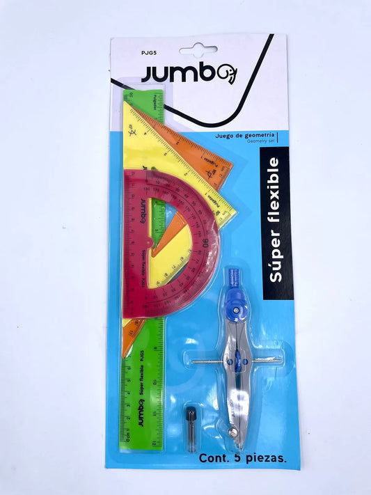 Juego Geometría JUMBO flexible PJG5