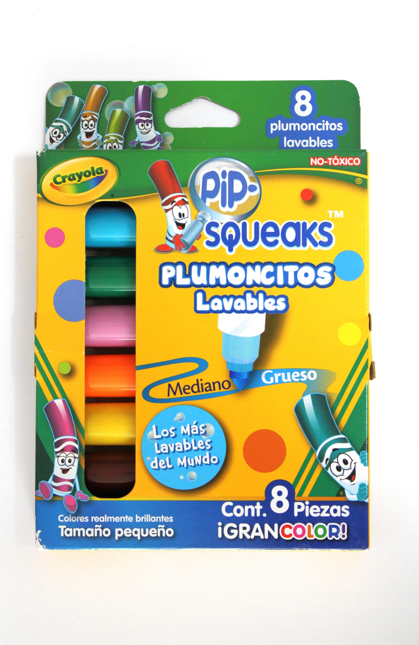 Marcador Crayola Pip Squeaks c/8