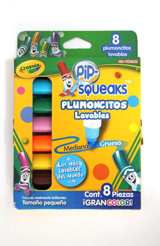 Marcador Crayola Pip Squeaks c/8